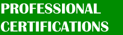 profesional certifications